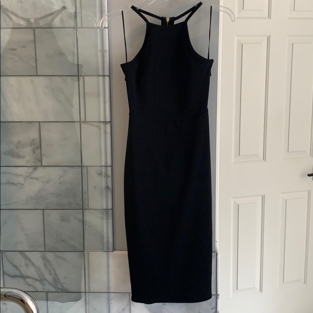 Express black cocktail dress